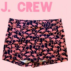 J. Crew Flamingo Shorts